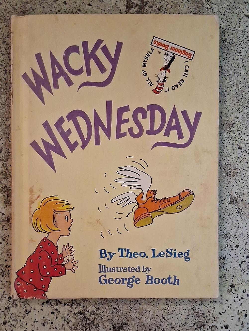 Wacky Wednesday Book by Theo. LeSieg Vintage Dr Seuss Beginner Book